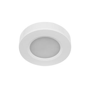 Surface Mounted Downlights: Minnie Recessed or Surface Mounted Cabinet Light in White Eurotech - SLED3W-WH