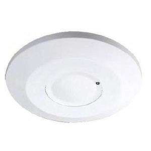 Sensors: Surface Mounted Microwave Sensor 360° Adj. Dials in White Mercator Lighting - PL-XSEN002MW
