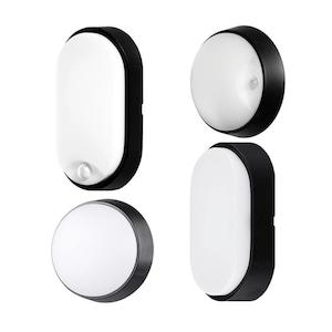 Sensors: Fletcher LED Bunker 10w IP54 in Oval/Round (Optional: PIR Sensor) Mercator Lighting - PL-MX1210