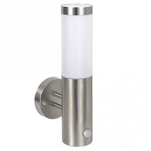 Sensors: Stainless Steel Sensor Wall Light IP23 E27 in Silver Superlux Lighting - FSS52