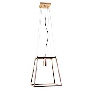 Kitchen Lighting: James Pendant Geometric 1L E27 Copper Oriel Lighting - OL67751CO