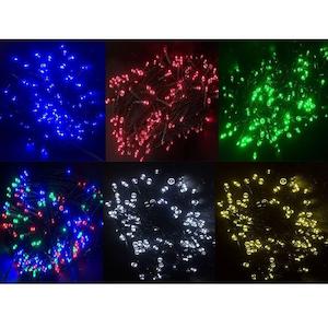 Spike Light: LED Bud Lighting Kit 50m IP44 in Blue/Red/Green/RGB/White/Warm White Solar Lighting Direct