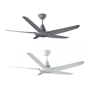 Fan W O Light: DISCONTINUED: Mariah 52" (1320mm) AC Ceiling Fan Only in White or Titanium Ventair - MAR1305WH, MAR1305TI