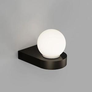 Lightco: Orb LEDge Outdoor Wall Light Structure only in Brass with Old Bronze