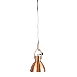 Industrial Pendant Light: Perno Pendant Suspended Single E27 ø160mm Oriel Lighting - OL63716BC, OL63716CO