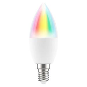 Smart WiFi C37 LED Biorhythm Globes RGB & CCT 4.5w E14 in White