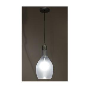 Windgate Pendant Light 1x40w E27 in Grey Emac & Lawton Lighting - ELDF2151