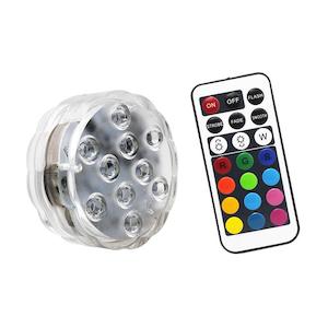 LED Floating Pool Light RGB All Colours With Remote Submersible Havit Lighting - HV9940