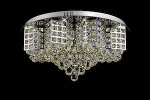 Modern Lights: LED K9 Crystal Chrome Chandelier Cool White Small oR Large - AC1303/14 AC1303/16