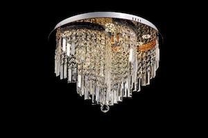 Modern Lights: LED K9 Crystal Rose Gold Chandelier Small OR Large - AC1206/10, AC1206/17