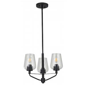 Lighting Inspirations: Dalton Pendant Light 3Lt in Matt Black