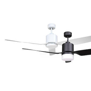 Ashton 52" (1300mm) AC Ceiling Fan in White or Black Ventair - ASH1303WH, ASH130&hellip;