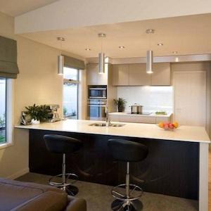 Modern Tube Pendant Light 1Lt in Silver Superlux Lighting - MS1053-BA