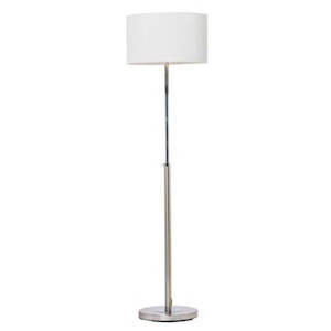 Iris Floor Lamp Adjustable in Brushed Chrome with Chrome Highlights Mercator Lig&hellip;