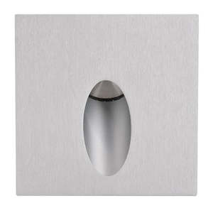 ME-SQUARE Recessed 3w LED Step Light Aluminium Fascia Domus Lighting - 19976, 19977