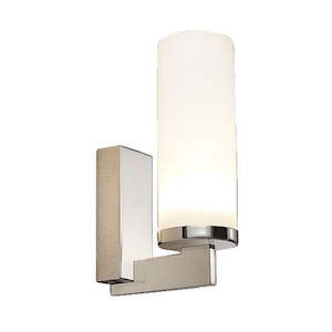 Commercial Lighting: Macedon LED Wall Light 9w in Polished Chrome (3000k) Decrolux - LC4032