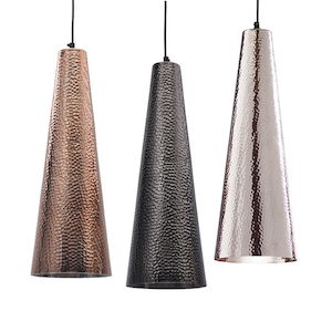 Industrial Lights: Cylinder Pendant Light - - Copper, Black Nickel or Nickel D' - Epoca Lighting - 2000005, 2000006, 2000007