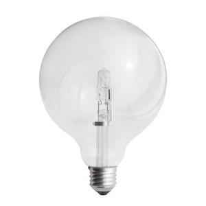 Globes Light Bulbs: G125 Halogen Globe Clear/Frosted Glass 42W/53W Dimmable E27/B22 CLA Lighting - PL-CLAHASP