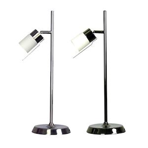 Lamps: DISC - Siri Desk Lamp Touch Lamp GU10 3-Stage Touch Oriel Lighting SL92764BC, SL92764GM