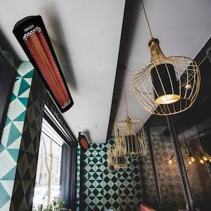 Led Smart Lighting: Tungsten Smart-Heat Electric Heater in Black or White (3000w or 6000w)