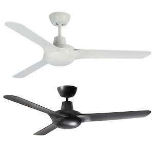Cruise 50" 1250mm AC Ceiling Fan With 3 ABS Blades in White/Black Martec Lightin&hellip;