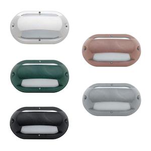 Incandescent or Fluorescent E27 Up & Down Polycarbonate Bulkhead Superlux Lighting - LJ6004