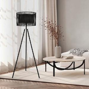 Lamps: Parker Floor Lamp in Matt Black