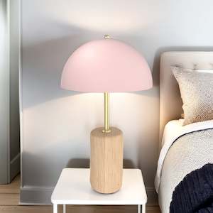 Blaire Table Lamp Pink, White MTBL049 Mercator Lighting