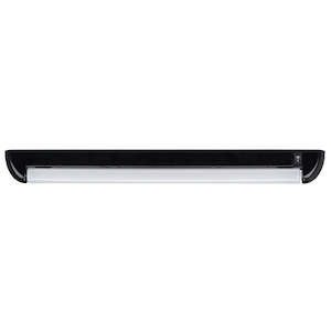 Superlux Lighting: Switched Streamline LED Striplight 10w Large in Black