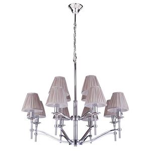 Hilton Pendant Light 12Lt in Chrome