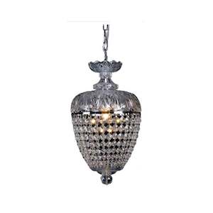 Designer Indoor Lighting: Chopin Crystal Basket Pendant Light in Chrome Lighting inspirations - 1000110