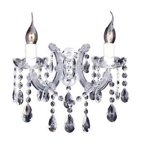Zurich Crystal Indoor Wall Light 2xE14 w/ Metal Arms Lighting inspirations - 1000610