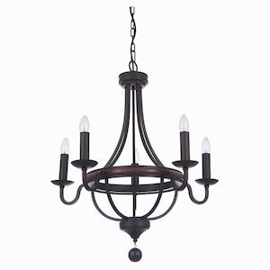 Lighting Inspirations: Lakewood Pendant Light 5Lt Bronze