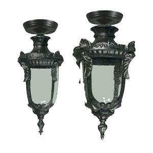 Outdoor Ceiling Lights: Wellington CTC 1 Light E27 Antique Black Small/Medium Lighting inspirations - 1000579, 1000580