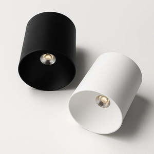 Sable Mini Surface Mounted LED Downlight 7w, 12w in Black or White