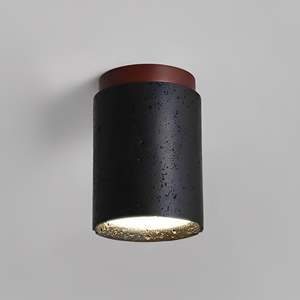 Beam Traventine Surface Mounted Downlight in Black