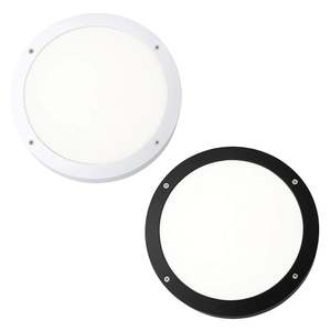 Lighting: Orion Odin LED Bunker Light 18w Tri Colour IP65 CRI90 1700 Lumens in Black or White