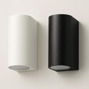 Taro Outdoor Up/Down Wall Light GU10 in Black or White