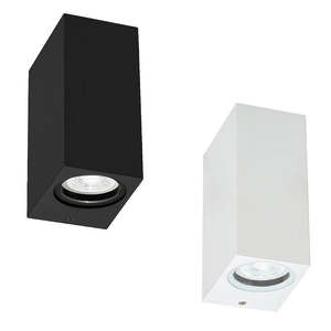 Cubis Outdoor Up Down Wall Light GU10 In Black or White