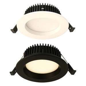 Outdoor Ceiling Lights: 90mm Blight LED Downlight 10w White, Black CCT CRI 90+ HV5527T Havit Lighting