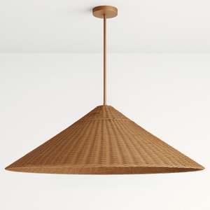 Hikari Rattan Pendant Light in Large