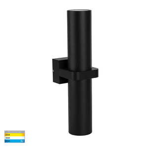 Lighting: Luz Outdoor Up/Down LED Wall Light 2Lt In Black Havit Lighting - Hv10291T