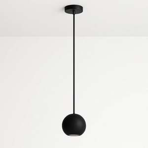 Orbita Gypsum Pendant Light in Black