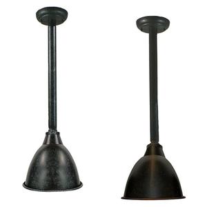 Riverside Rod Pendant Light Antique Black, Antique Bronze