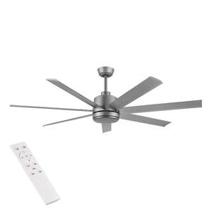 CLEARANCE 60" Tourbillion DC Ceiling Fan Titanium 204807 Eglo Lighting
