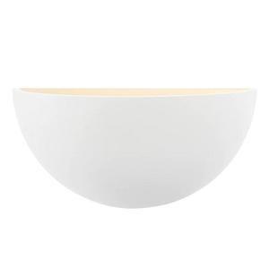 Plaster Wall Lights: Camero Gypsum Indoor Wall Light in White