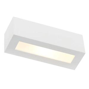 Plaster Wall Lights: Desota Gypsum Indoor Wall Light in White