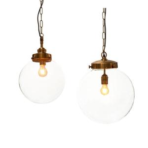 Celeste Pendant Light in Antique Brass (Medium or Large)