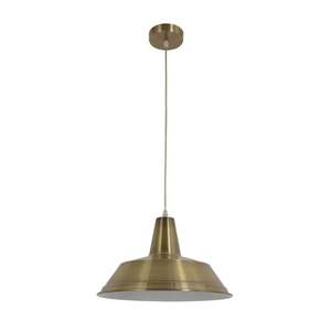 Drum Pendant Light: Divo Series Pendant Light Angled Dome Steel E27