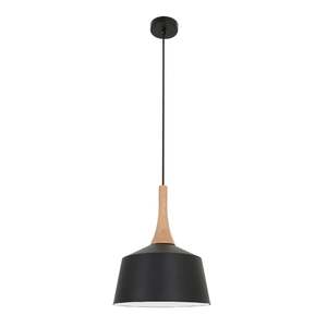 Drum Pendant Light: Nordic Angled Black or White Dome Pendant Light (Small, Medium or Large)